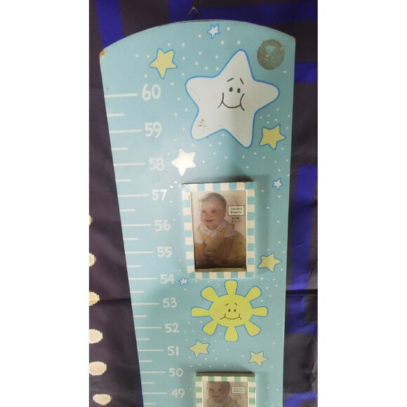 Baby Height Growth Chart Hanging Rulers Kids Room Wall Wood Frame Home Decor New - Picture 3 of 9
